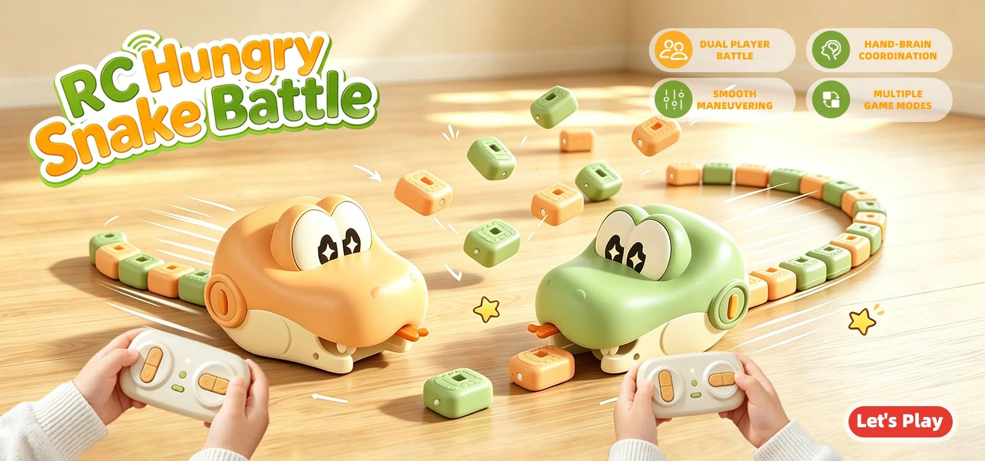 RC Hungry Snake Battle toy