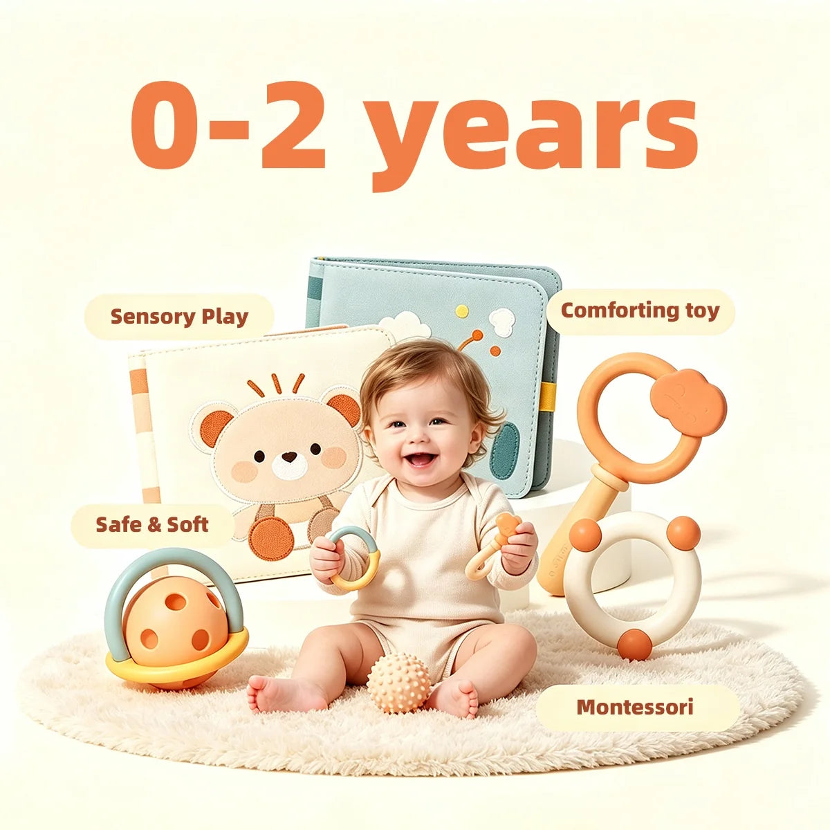 Toys for ages 0 to 2