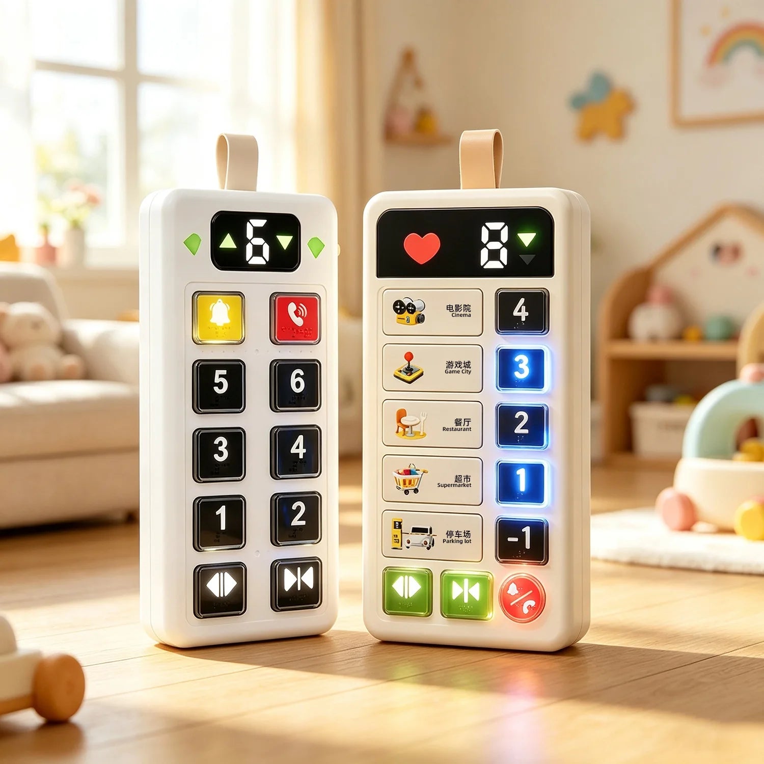 Elevator science learning toy