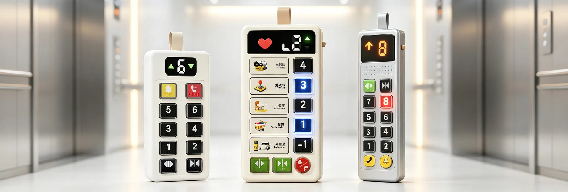 GECHO educational toy elevator remotes